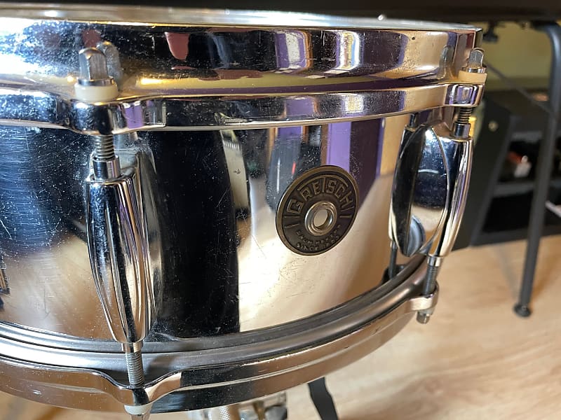 Gretsch Round Badge 4160 Chrome Over Brass 14x5