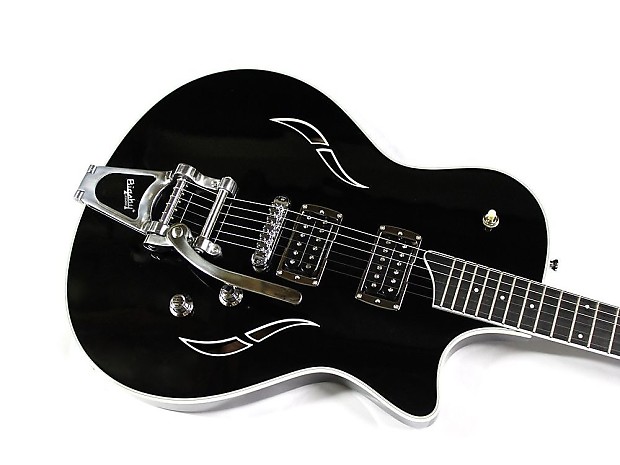 Taylor T3/B Semi-Hollow Electric Guitar w/ Bigsby - Made in USA - Black
