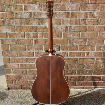 Fender PD-220E Dreadnought, All Mahogany, Ovangkol Fingerboard, Aged Cognac Burst image 7
