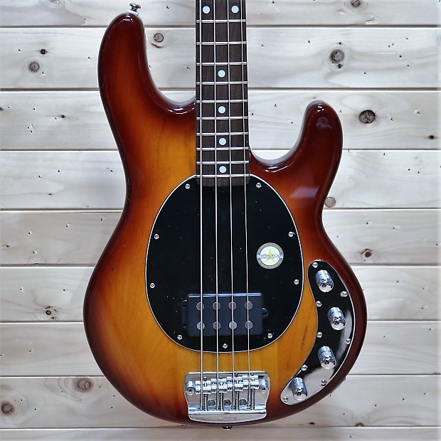 Sterling Ray34 Rosewood Neck Electric Bass Guitar Honeyburst