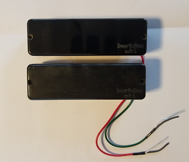 Bartolini MK1 ~ 5 String Bass Pickup Set (MK1-5F & MK1-5R) | Reverb