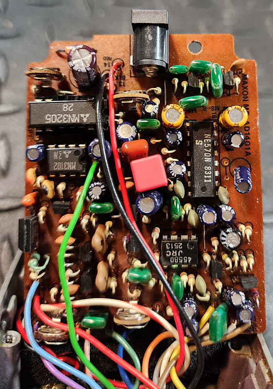 Ibanez AD9 Analog Delay Pedal 1983 Vintage MN3205 Aqua Audio
