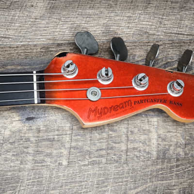 MyDream Partcaster Custom Built - Candy Tangerine Precision Hepcat 62 image 4