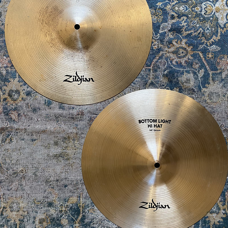 THIN Discontinued Vintage Zildjian LIGHT Hihats 14 876 899 g CLEAN Tight Reverb Canada