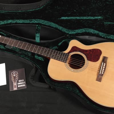 Guild Westerly Collection OM-140CE with Rosewood Fretboard - Natural image 1