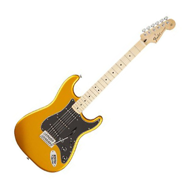 Fender Standard Stratocaster Satin Guitar Blaze Gold