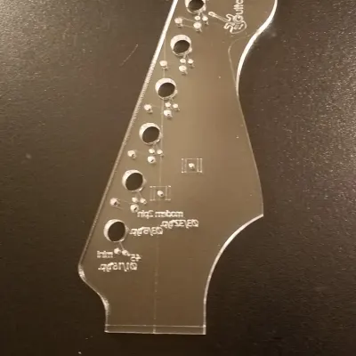 Guitarsbydesign Strat Tuner Hole Drill Patterns Headstock Reverb