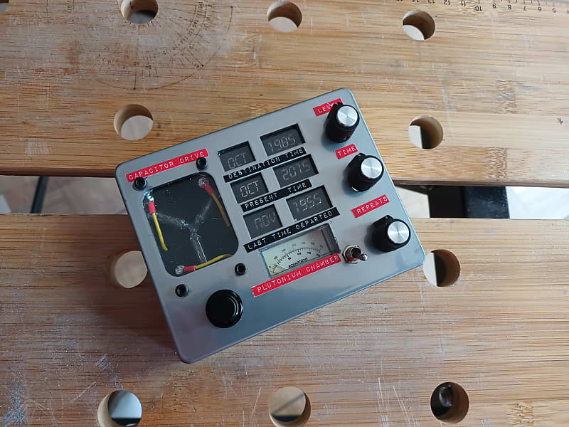 Spurr TT Delay Flux Capacitor Chromium Finish | Reverb Spurr TT Delay Flux Capacitor Chromium Finish | Reverb