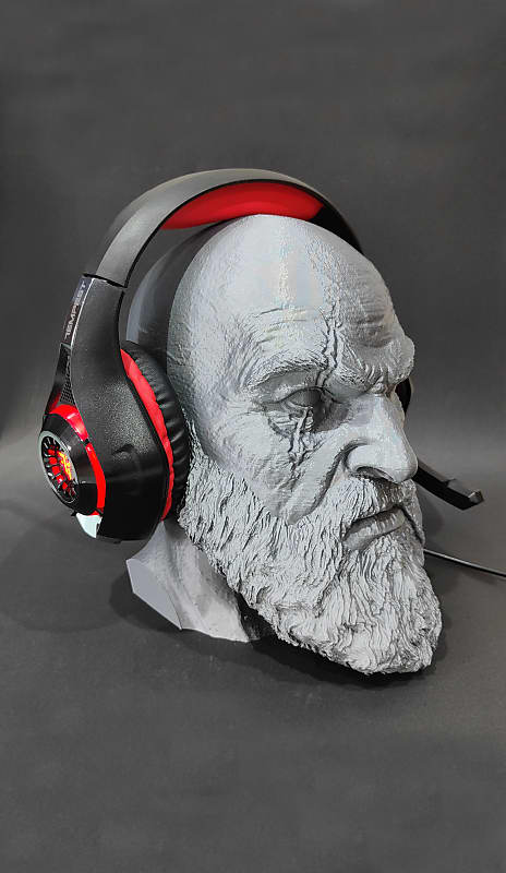Soporte auriculares cascos kratos god of war Headphone Stand Headset Hanger  Rack Holder Stands.