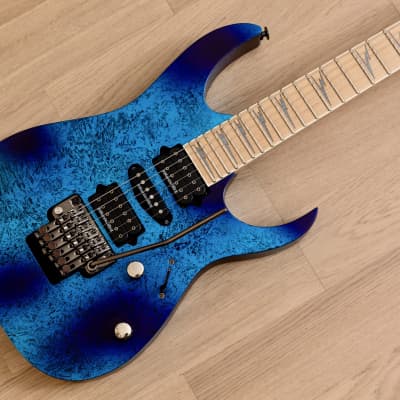 2011 Ibanez Prestige RG2570MZ HSH Caribbean Blue Lagoon
