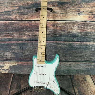 Used Traveler TCD-SFG Travelcaster Deluxe with Gig Bag- Surf Green image 1