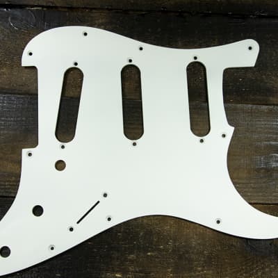 Fender Stratocaster Strat Pickguard SSS 11 Hole Engraved Aluminum