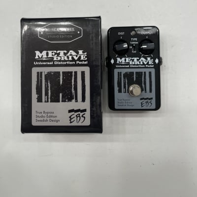 EBS Metaldrive Bass Metal Drive Universal Distortion Guitar Effect