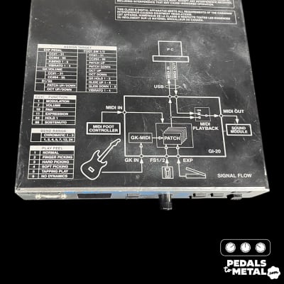 Roland GI-20 GK-MIDI Interface 2002 - 2010 - Silver X9798