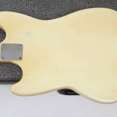 1966 Fender Mustang Bass - Olympic White - First Year Model with Original Case image 8