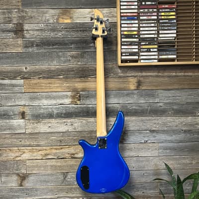(17152) Yamaha RBX170 4-String Bass Guitar 2010s - Metallic Blue image 7