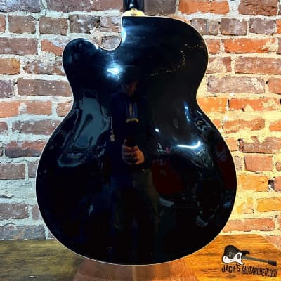 Oscar Schmidt OE-40 Archtop Hollowbody Electric Guitar (2000s - Black) image 8