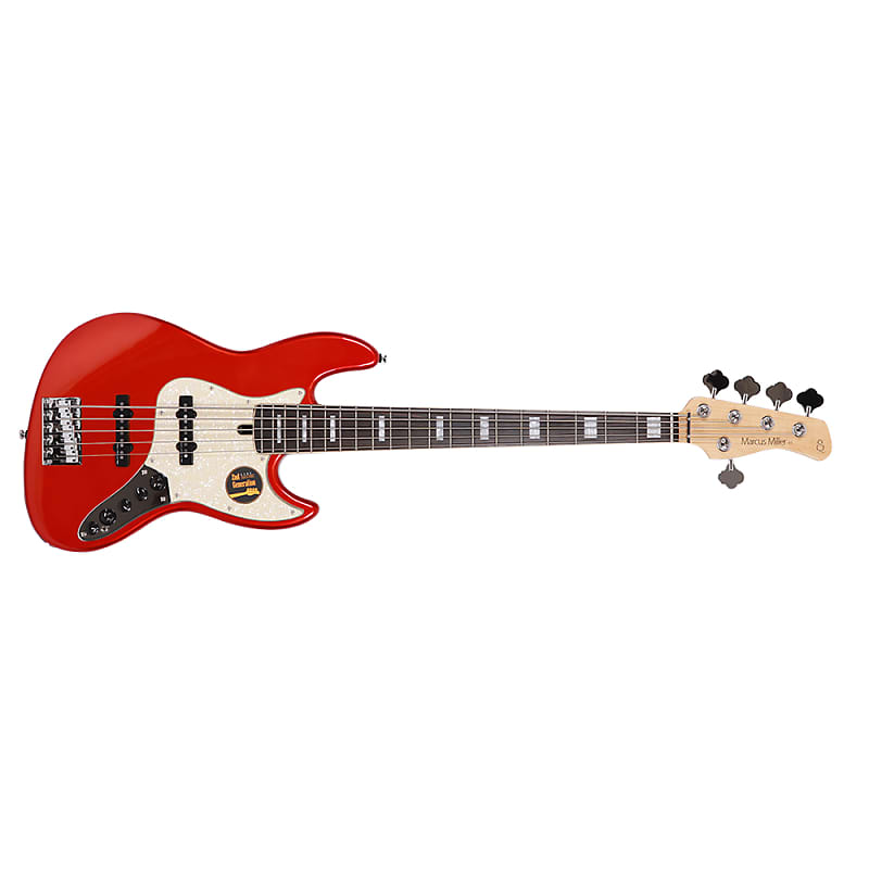 Sire Marcus Miller V7 2nd Gen Bass Guitar, Alder, 5-String, BMR Red image 1