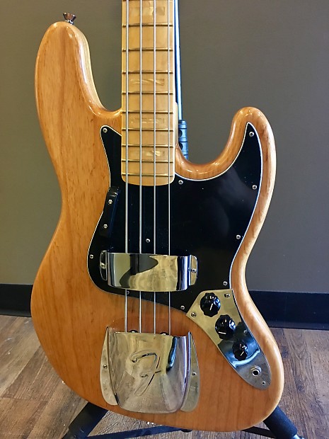 Fender FSR 2014 American Vintage '75 Jazz Bass Aged Natural w/ Fender hardsell case image 1