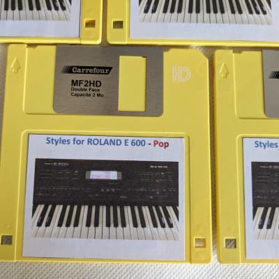 Roland E600 Keyboard Floppy Disk Styles Collection image 10