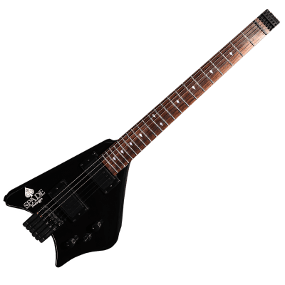 Hohner G3T Headless Guitar with Steinberger Tremelo in Black | Reverb