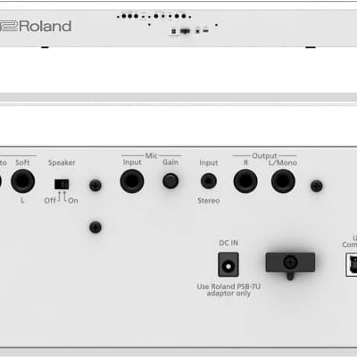 Roland FP-60X 88-Key Digital Portable Piano  - White image 3