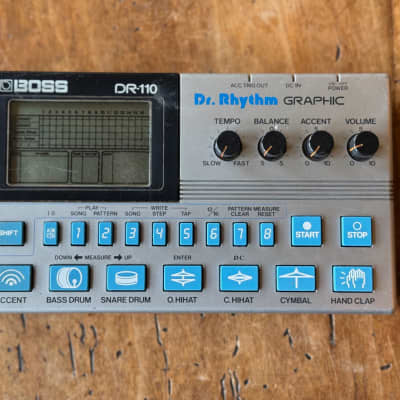 Boss DR-110 Dr. Rhythm 1980s - Silver