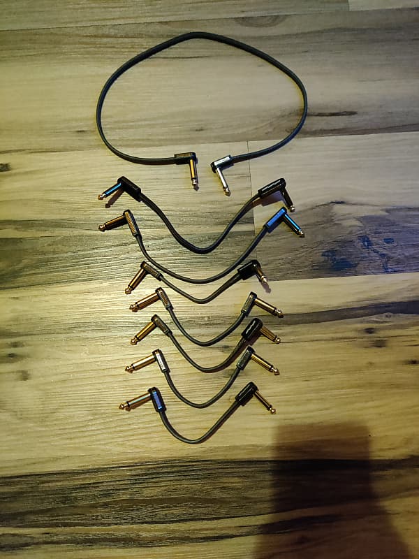 EBS High Performance Flat Patch Cable Bundle Reverb