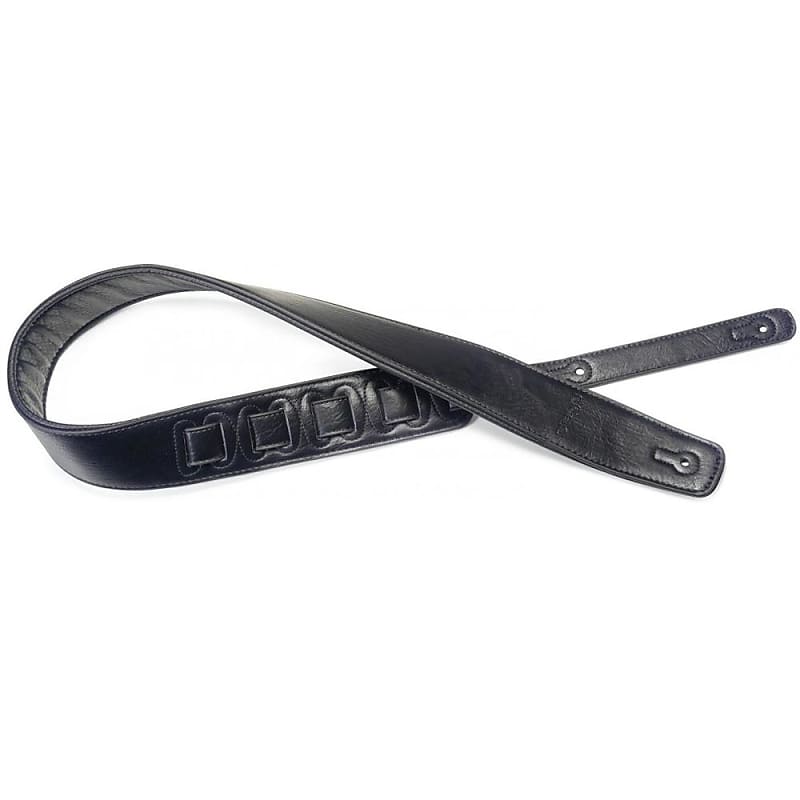 Stagg SPFL 30 BLK Padded Guitar Strap Black Reverb