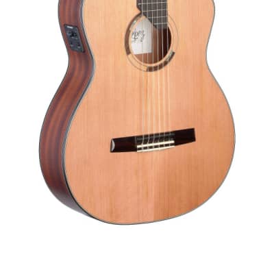 Angel Lopez Eresma series, E/A Classical guitar cutaway w/ solid cedar top image 3