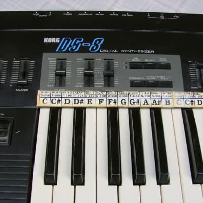 Korg DS-8 Vintage 61 Key Keyboard 1987 Black image 2