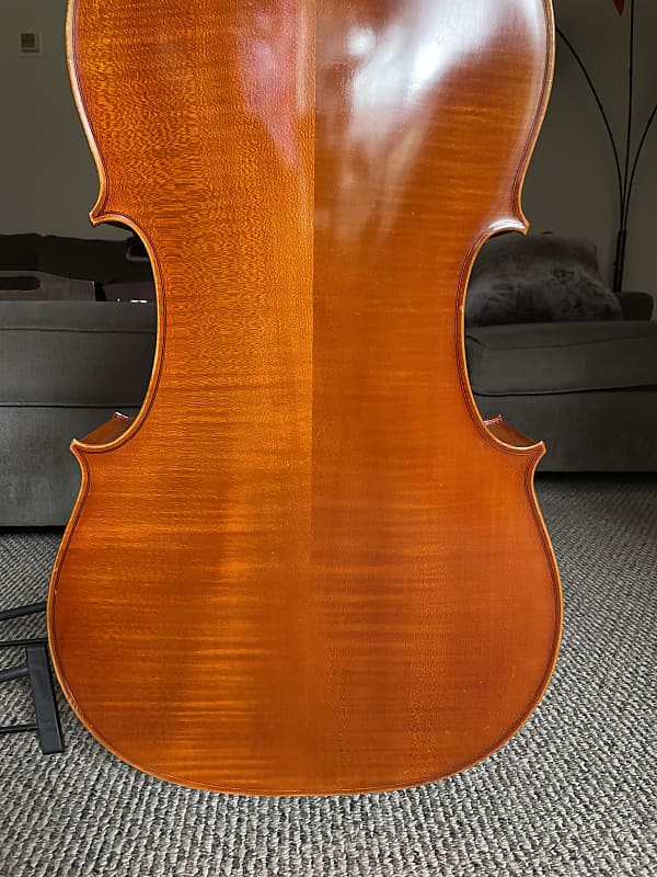 Cello, 4/4, German, 1988, made by Rudolf Schuster with