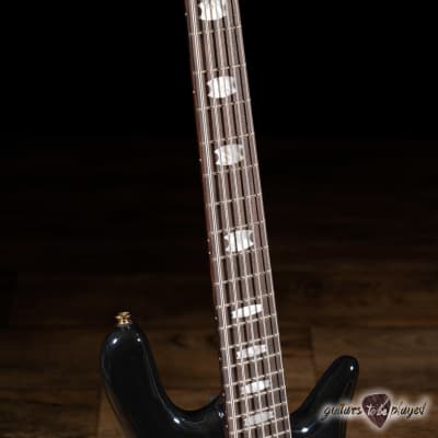 Spector Euro 5 Classic 5-String EMG Bass Guitar – Solid Black Gloss image 4