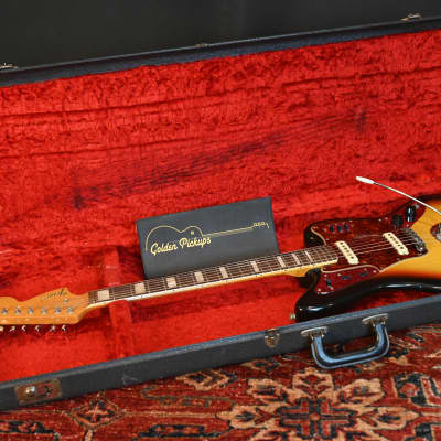 1966 - 1968 Fender Jaguar Sunburst Original Finish & OHSC (VIDEO) Exc Condition for sale