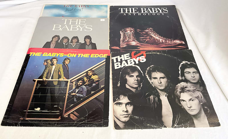 Lot of 5 Used Vinyl LP Records - The Best Of The Babys - Union Jacks, Head First, On The Edge image 1