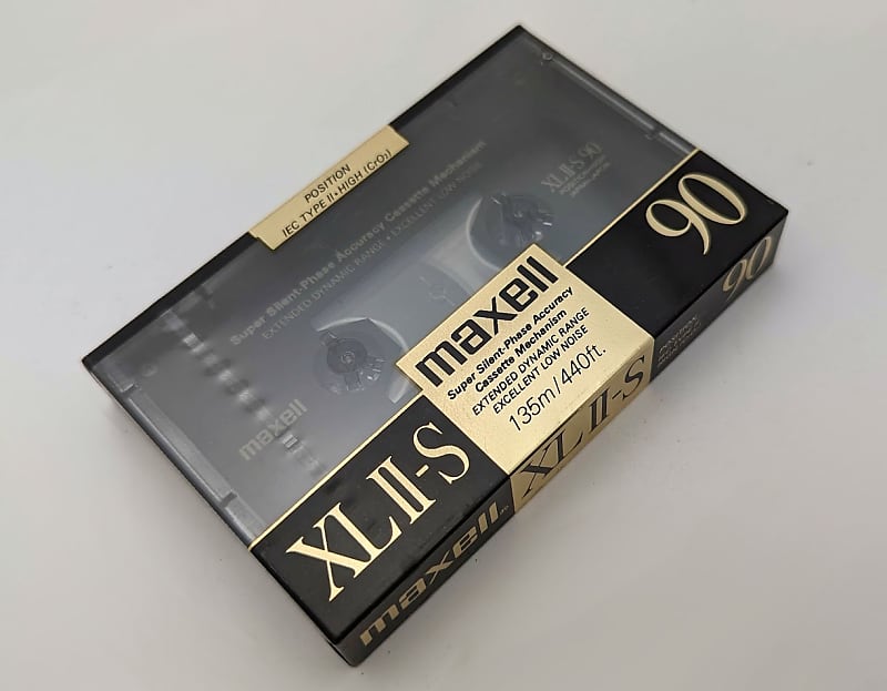 Maxell XLII-S 90 Minute High Bias Blank Audio Cassette Tape