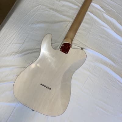 Waterslide Guitars T-Style Coodercaster B&G Bender PLEK'd White Blonde w/Lollar Supro Lap Steel+Charlie Christian Pickups image 9