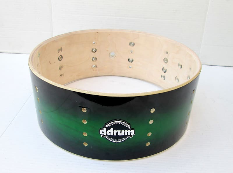 DDRUM DOMINION SNARE DRUM SHELL 14 X 5 1/2”  “PARTS” PROJECT RESTORE READ  image 1