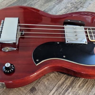 1970s Ganson (1969 EB0 tribute) 32" scale cherry red w/ HSC - Made in Japan image 4