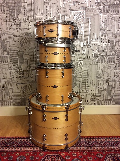 Craviotto drum set solid maple shell