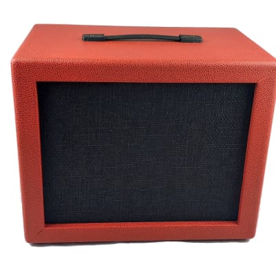 G&A 1x12 Compact  Red /Black Unloaded guitar cabinet image 3
