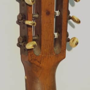 Salvador Ibanez 19th Century Handmade Parlour Classical made in Spain Natural Wood Finish image 10