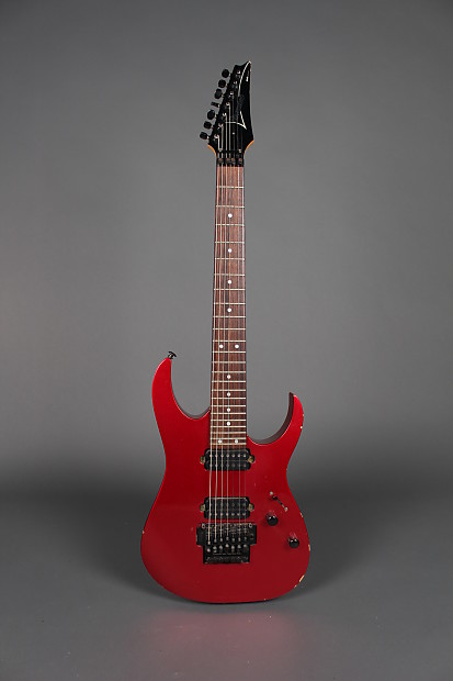2000 Ibanez RG 7620 7420 7-String Red Electric Guitar Japan