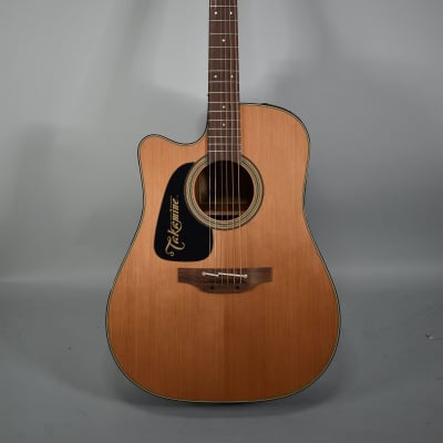 Takamine P1DC-LH Natural Finish Left-Handed Acoustic-Electric Guitar for sale