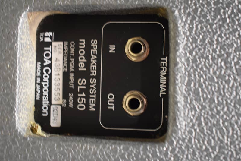 TOA Electronics SL-12M Vintage MIJ Passive 12