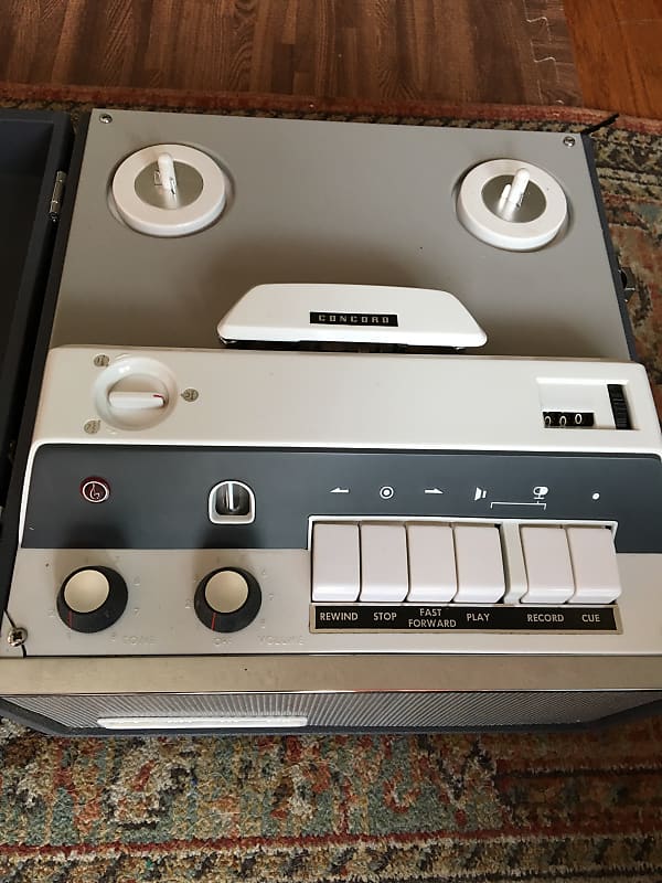 Concord 220T Vacuum Tube Reel to Reel Tape Deck. Works, Watch Video In  Description.