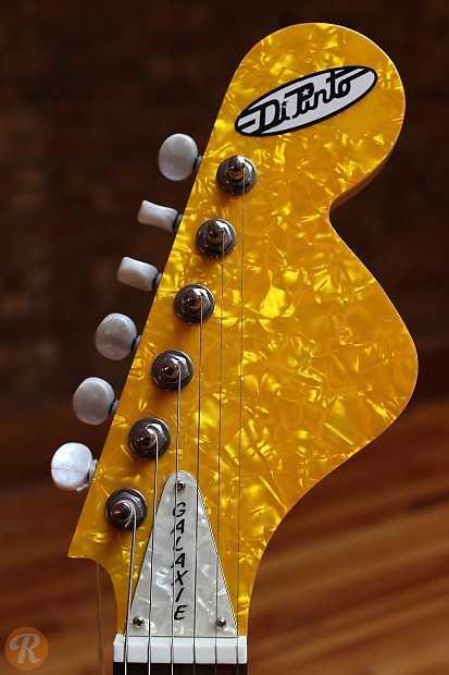 DiPinto Galaxie 4 Silver Sparkle w/ Gold Pearl Pickguard image 4