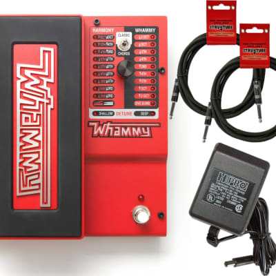 Digitech Whammy 5 Multi-Effects Pedal w/ 3 Cables, Power Supply 