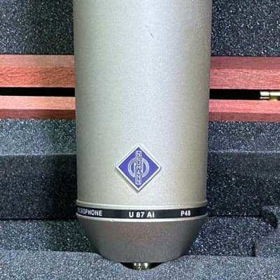 Neumann U 87 Ai Large Diaphragm Multipattern Condenser Microphone  - Nickel image 2