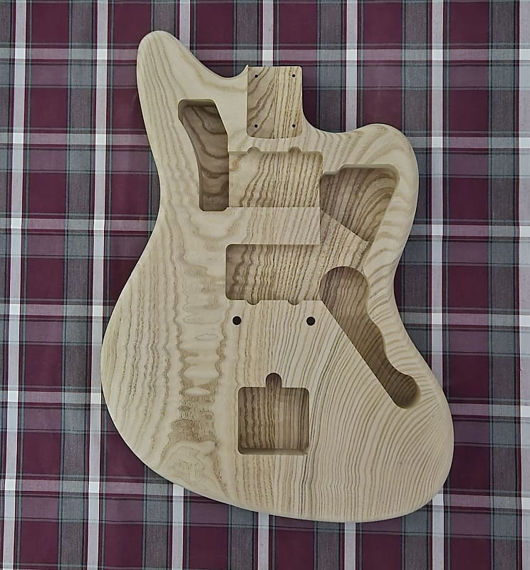 Woodtech Routing 2 pc. Catalpa Jazzmaster Body Unfinished Reverb